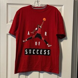 Air Jordan tee in Bulls colors. Made in Mexico. Medium.